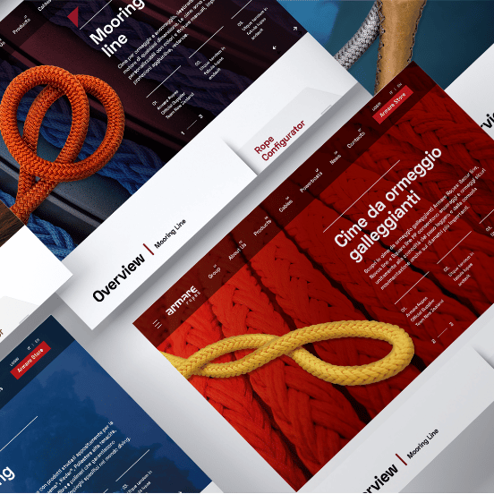 Sviluppo siti web - Case Study Armare Ropes