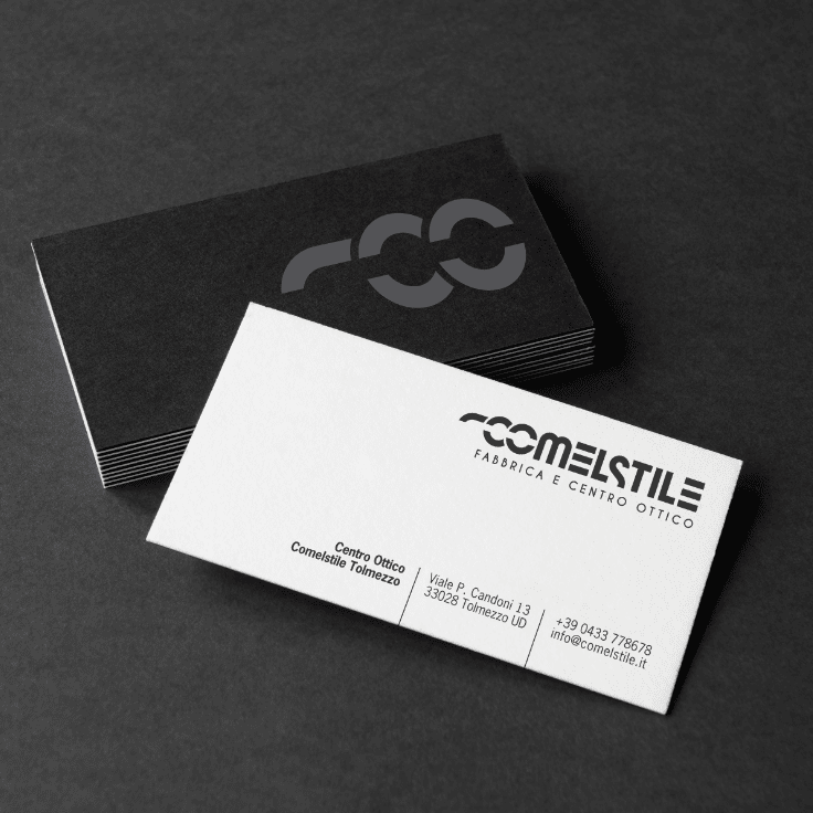 Brand identity ottica Comelstile